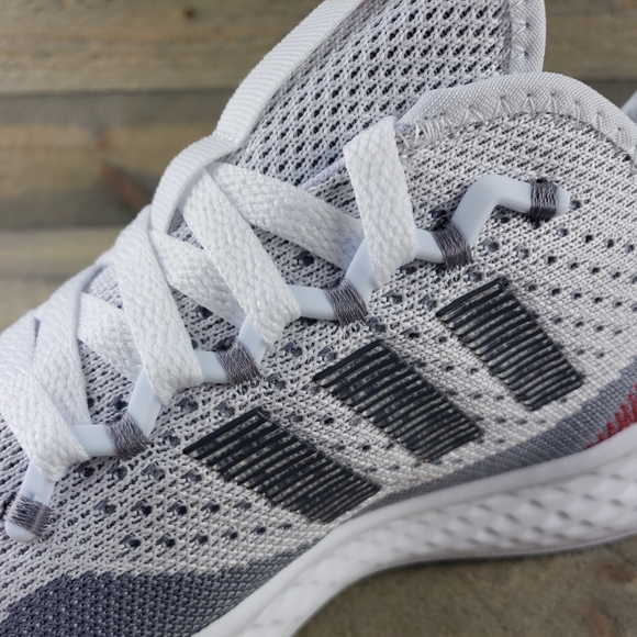 adidas Fluidflow 2.0 Mens Running Athletic Shoes Sneaker White Grey Red - Picture 8 of 10